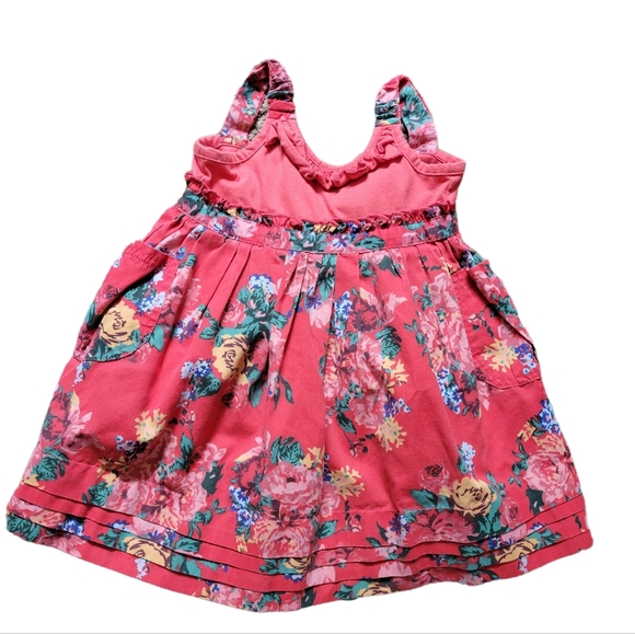 Blueberi Boulevard Other - Blueberi girls toddler floral red summer dress 2t tank flower colorful